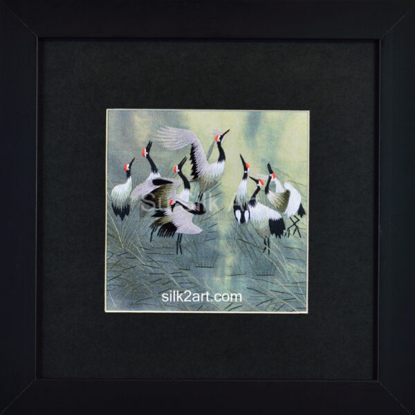 8 Dancing Cranes (Small)