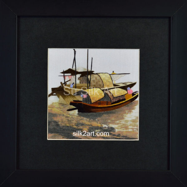 Sampan Boats-2 in Oriental Venice (Small)