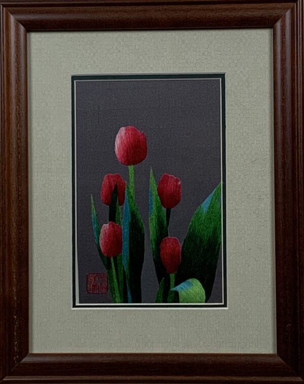 Red Tulips (Rectangular 12cmx18cm)