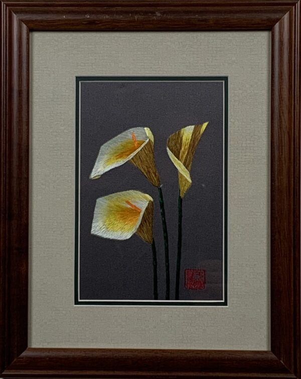 Yellow Calla Lily (Rectangular 12cmx18cm)