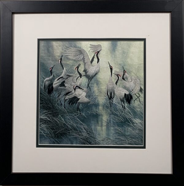 8 Dancing Cranes (Medium)