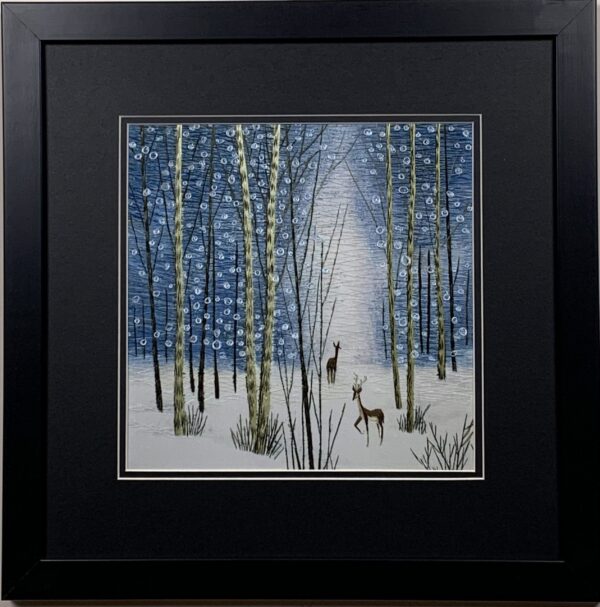 Snow Forest Deer (Medium)