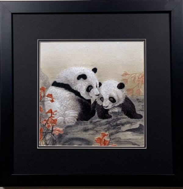 Mama and Baby Panda (Medium)