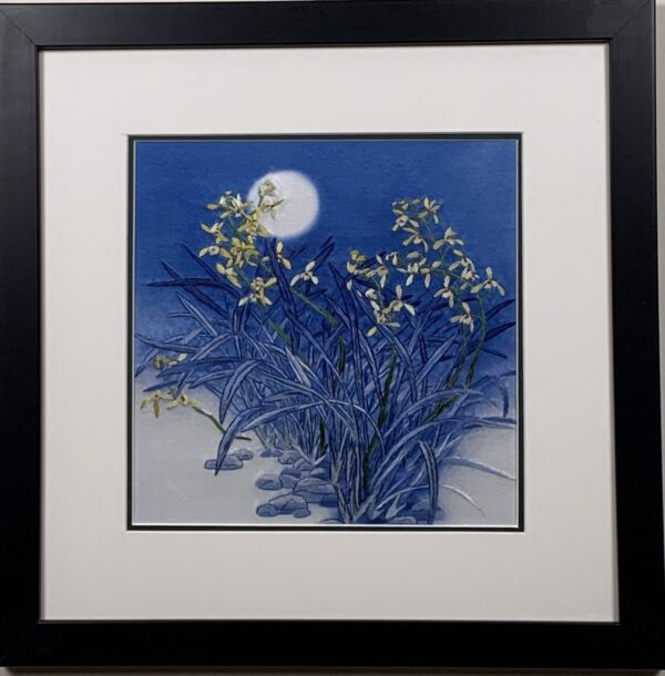 Moon and Orchid (Medium)