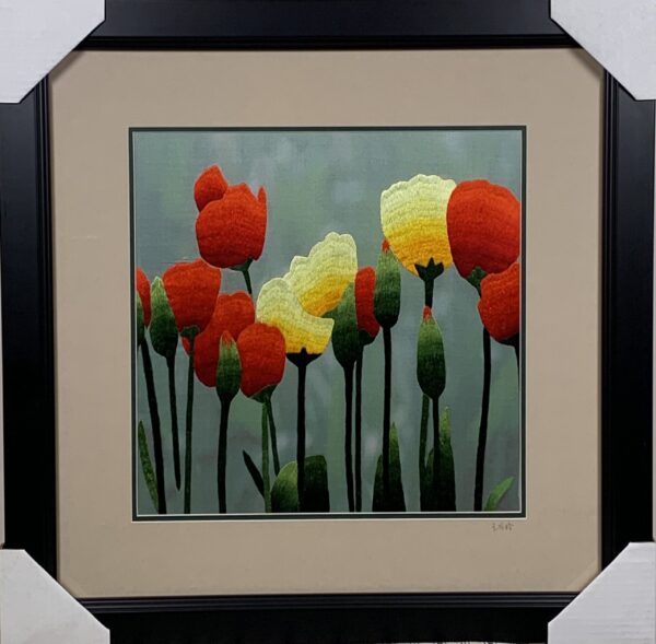 Yellow and Red Tulips